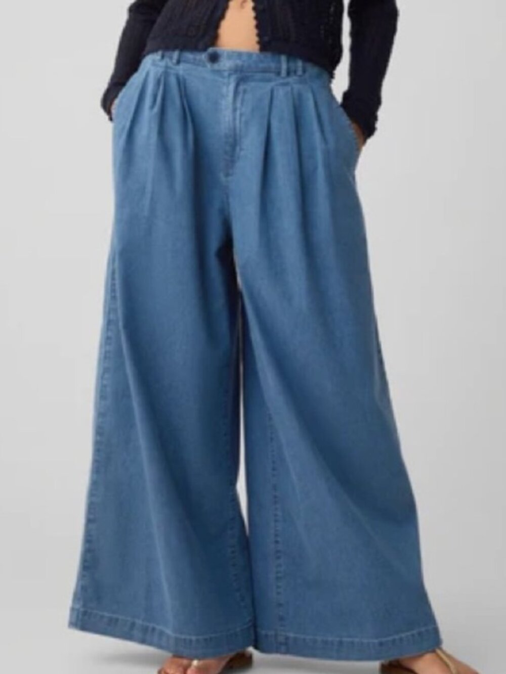 NWT Gap × DÔEN High Rise Denim Trousers 31/32 Regular